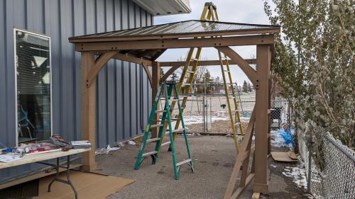 building a gazebo